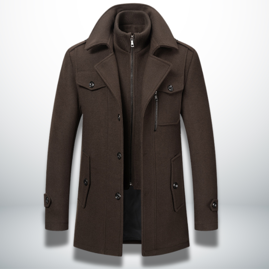 Angelo™ | Ciepły i elegancki płaszcz męski